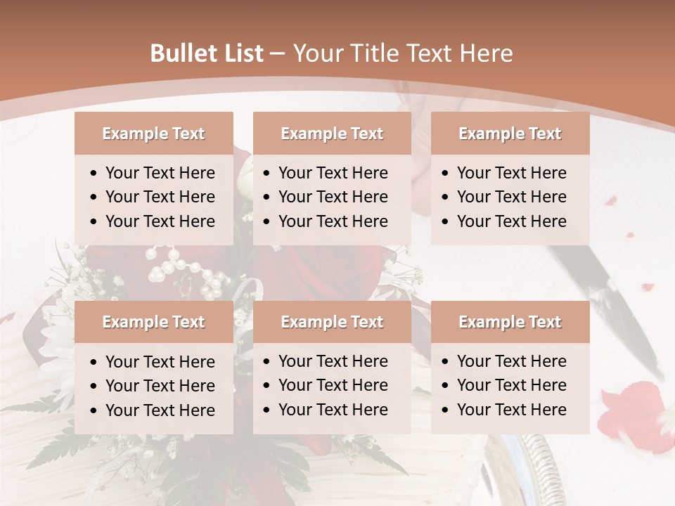 Ivory Romantic Dress PowerPoint Template