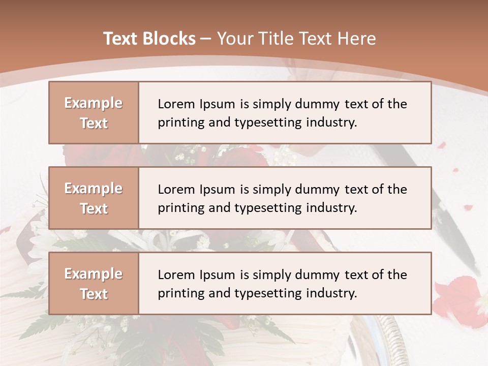 Ivory Romantic Dress PowerPoint Template