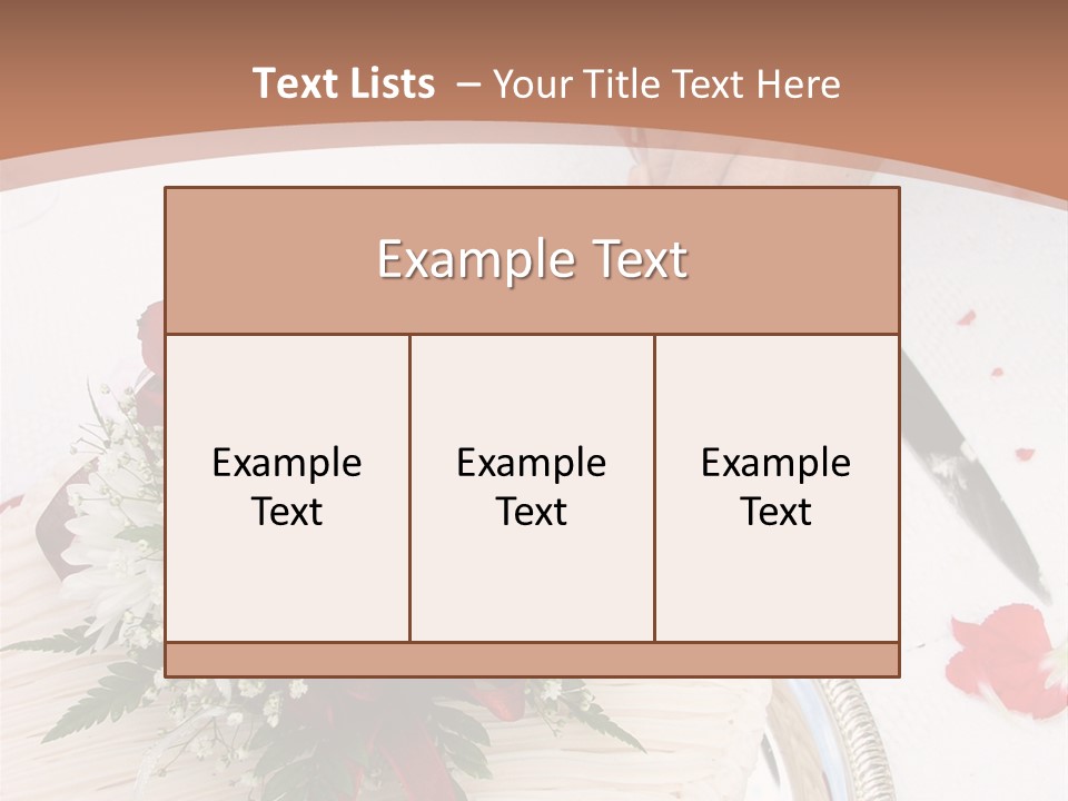 Ivory Romantic Dress PowerPoint Template