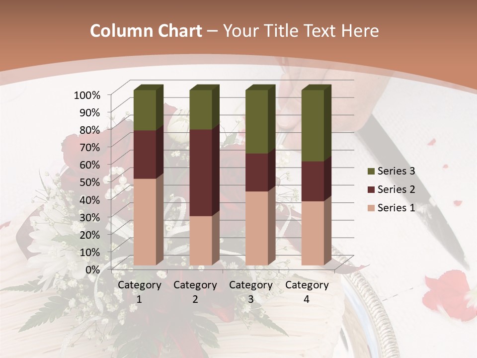 Ivory Romantic Dress PowerPoint Template