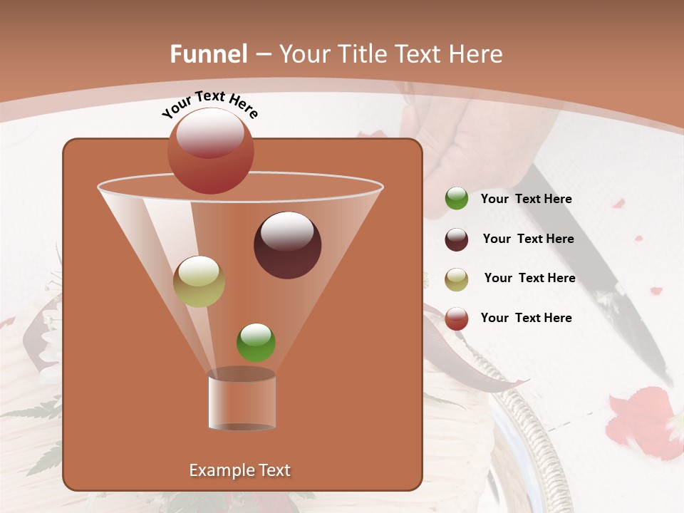 Ivory Romantic Dress PowerPoint Template