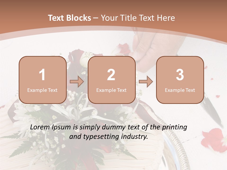 Ivory Romantic Dress PowerPoint Template