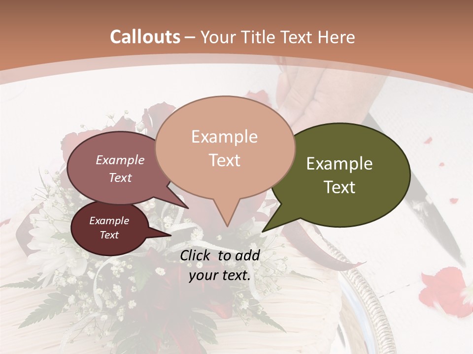 Ivory Romantic Dress PowerPoint Template