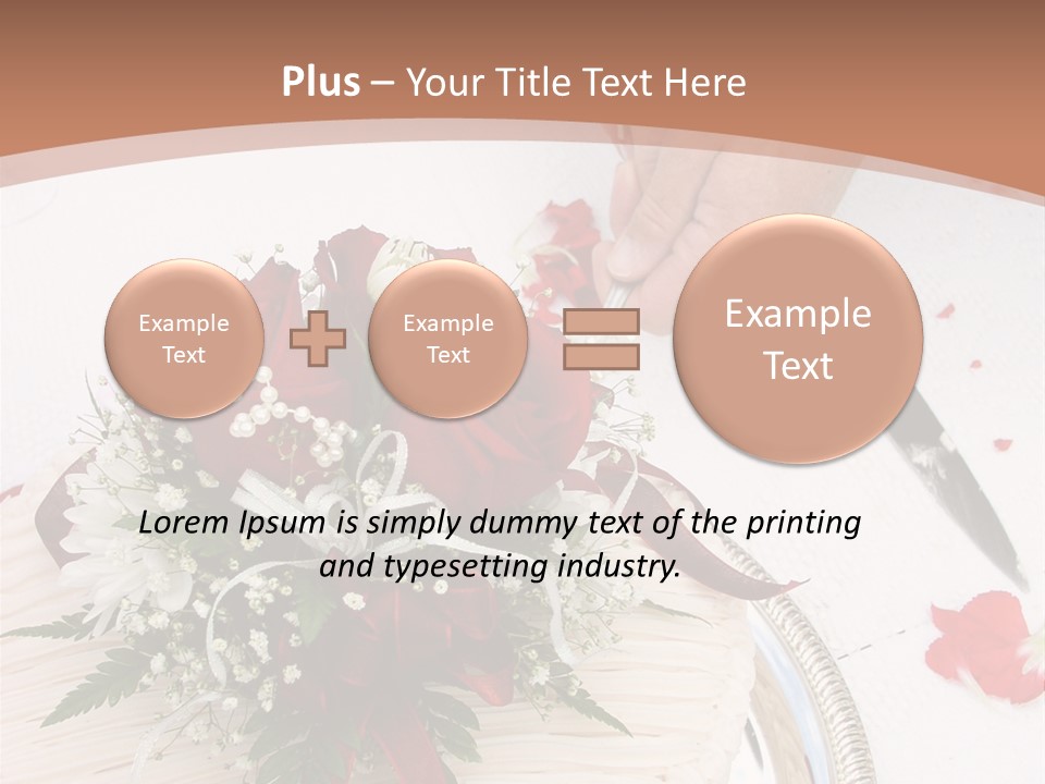 Ivory Romantic Dress PowerPoint Template