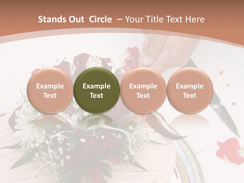 Ivory Romantic Dress PowerPoint Template