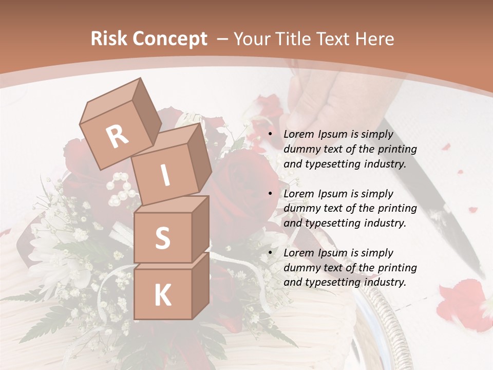 Ivory Romantic Dress PowerPoint Template