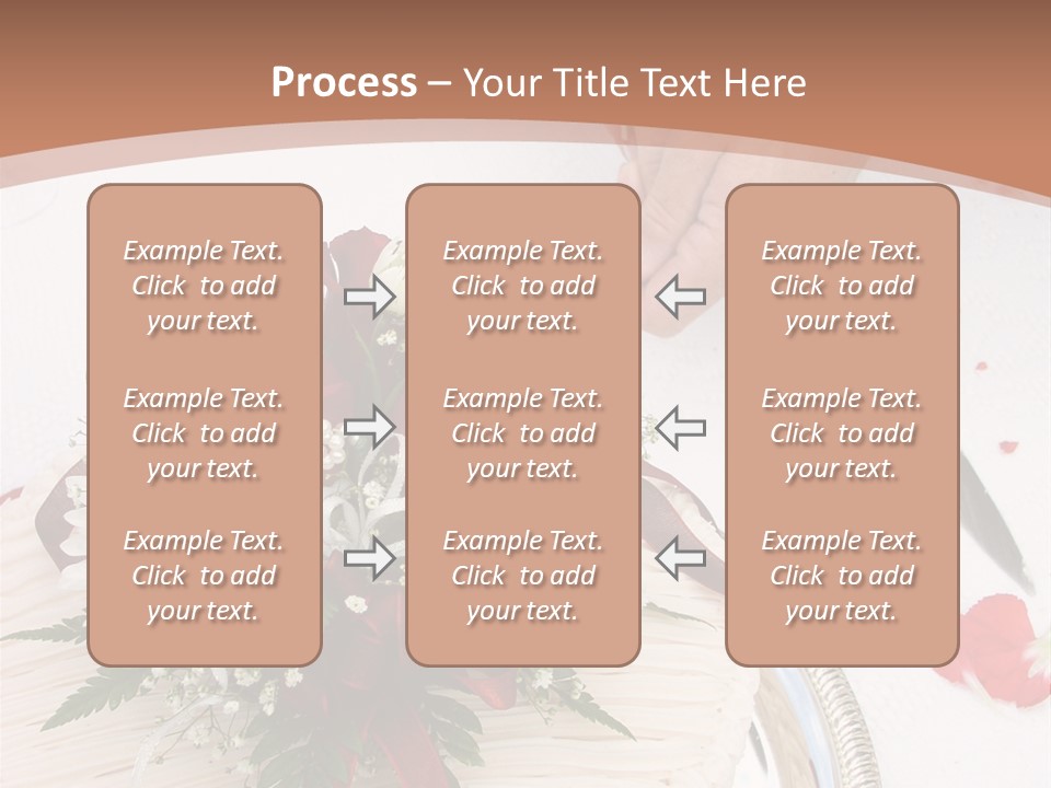 Ivory Romantic Dress PowerPoint Template