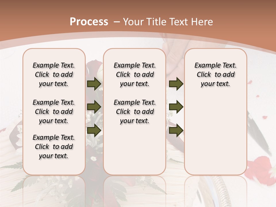 Ivory Romantic Dress PowerPoint Template