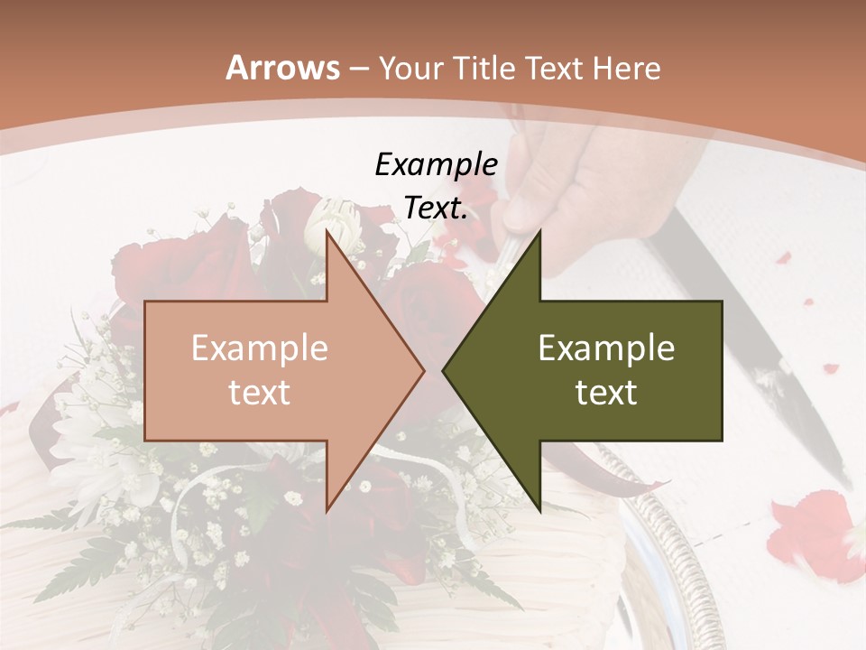 Ivory Romantic Dress PowerPoint Template