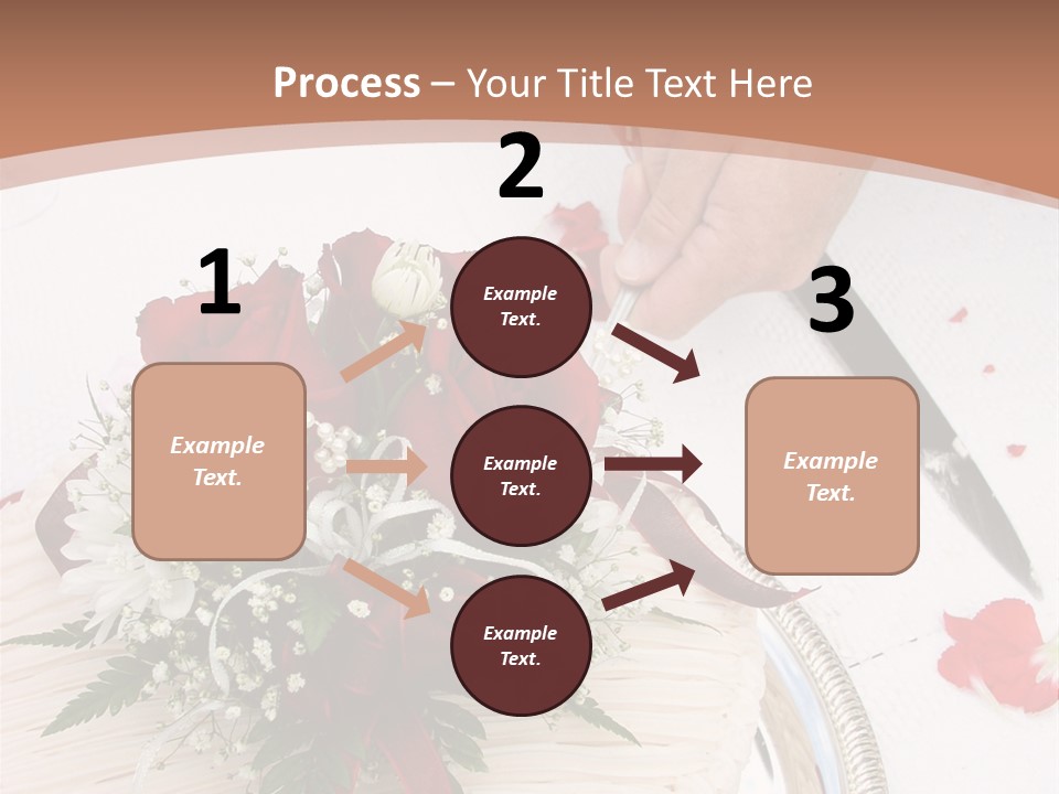 Ivory Romantic Dress PowerPoint Template