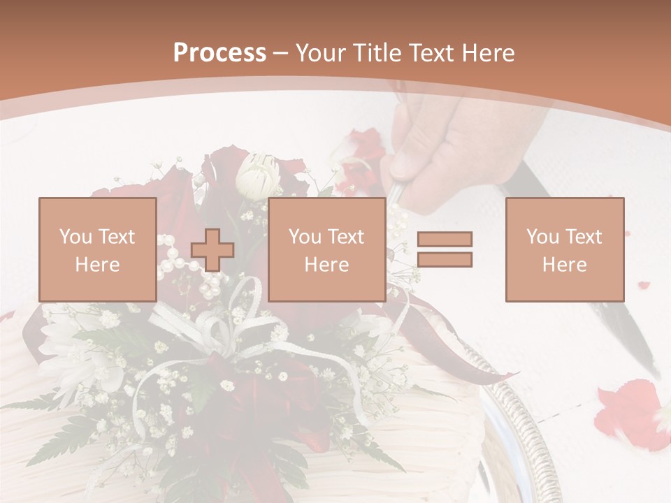 Ivory Romantic Dress PowerPoint Template