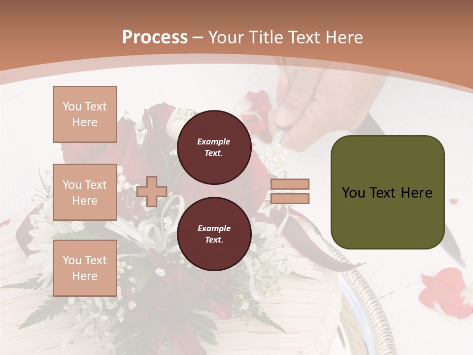 Ivory Romantic Dress PowerPoint Template
