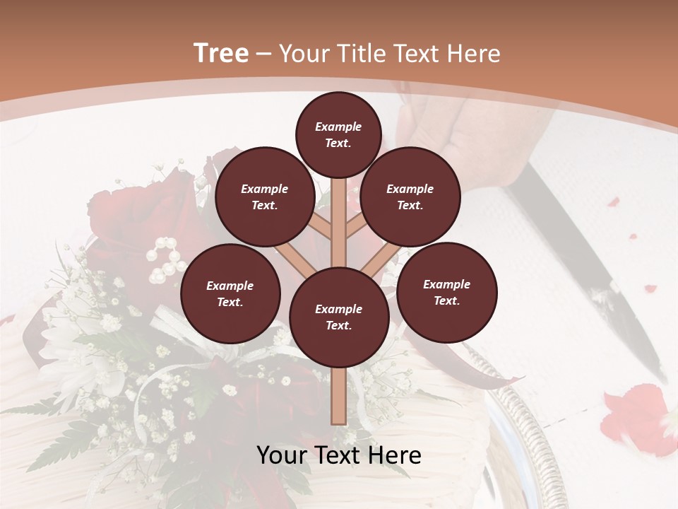 Ivory Romantic Dress PowerPoint Template