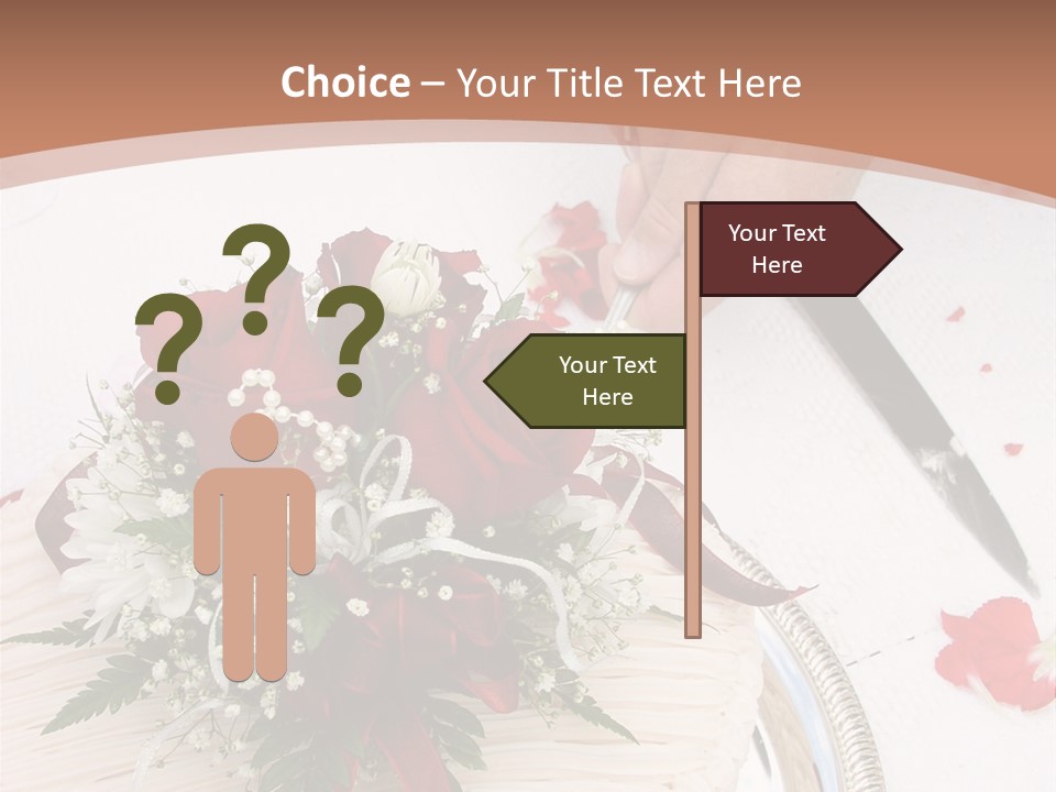 Ivory Romantic Dress PowerPoint Template