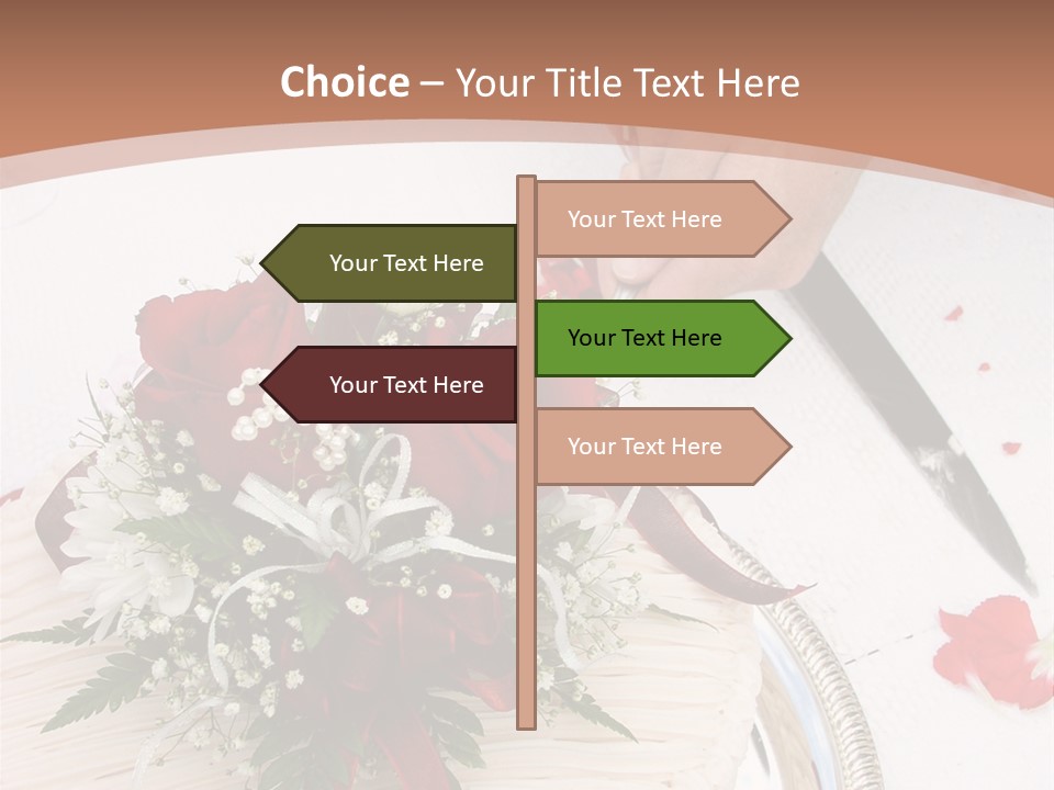 Ivory Romantic Dress PowerPoint Template