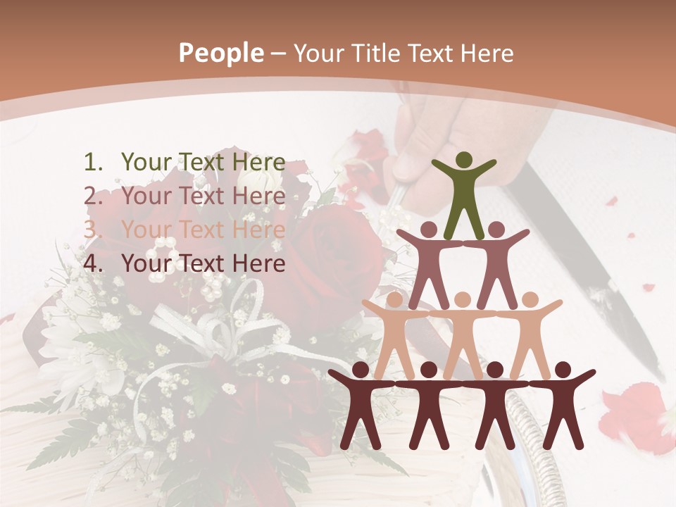 Ivory Romantic Dress PowerPoint Template