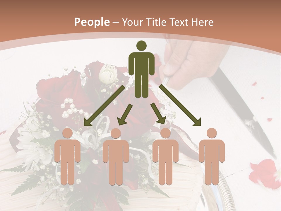 Ivory Romantic Dress PowerPoint Template