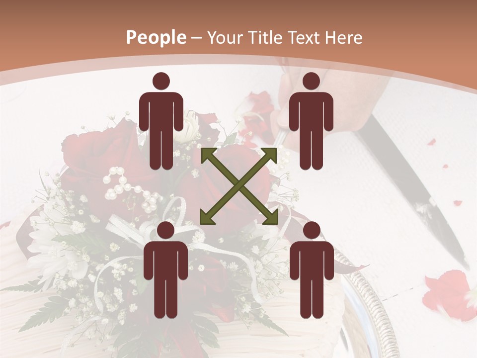 Ivory Romantic Dress PowerPoint Template