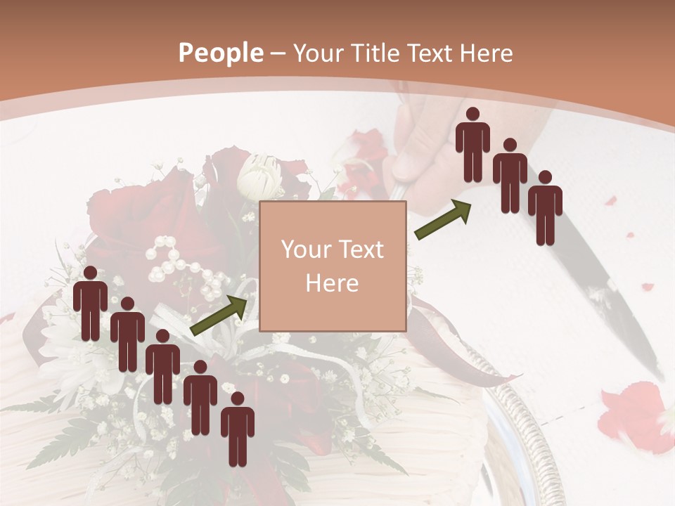 Ivory Romantic Dress PowerPoint Template