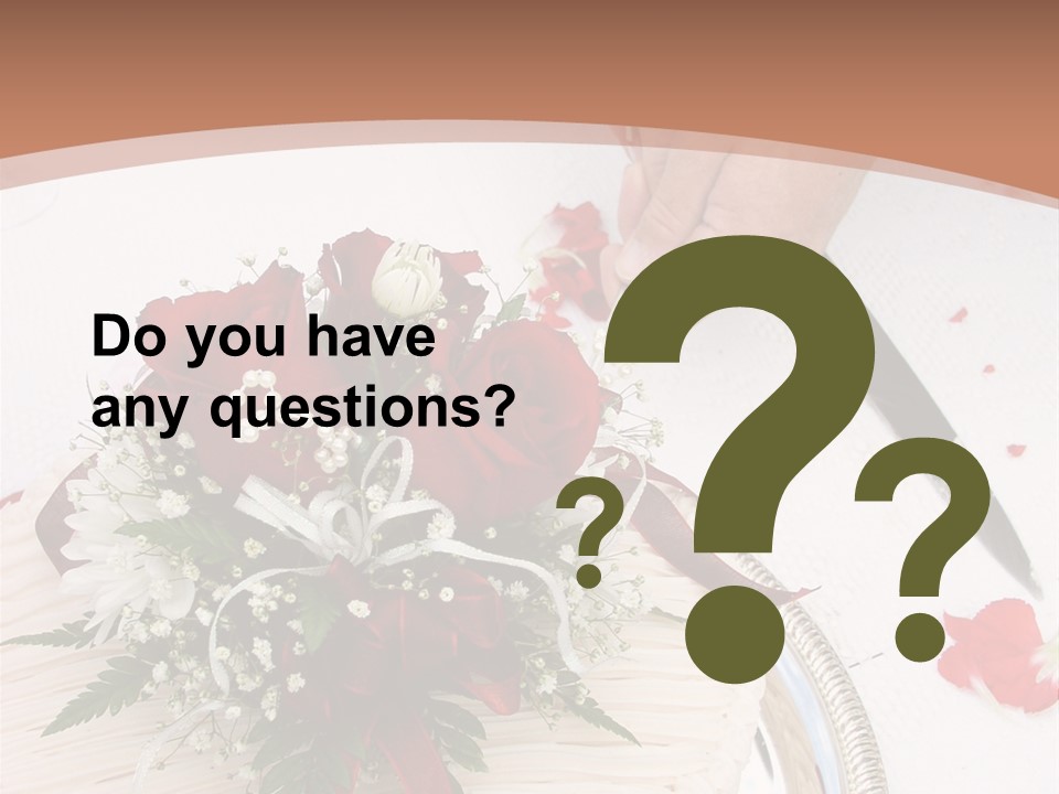 Ivory Romantic Dress PowerPoint Template