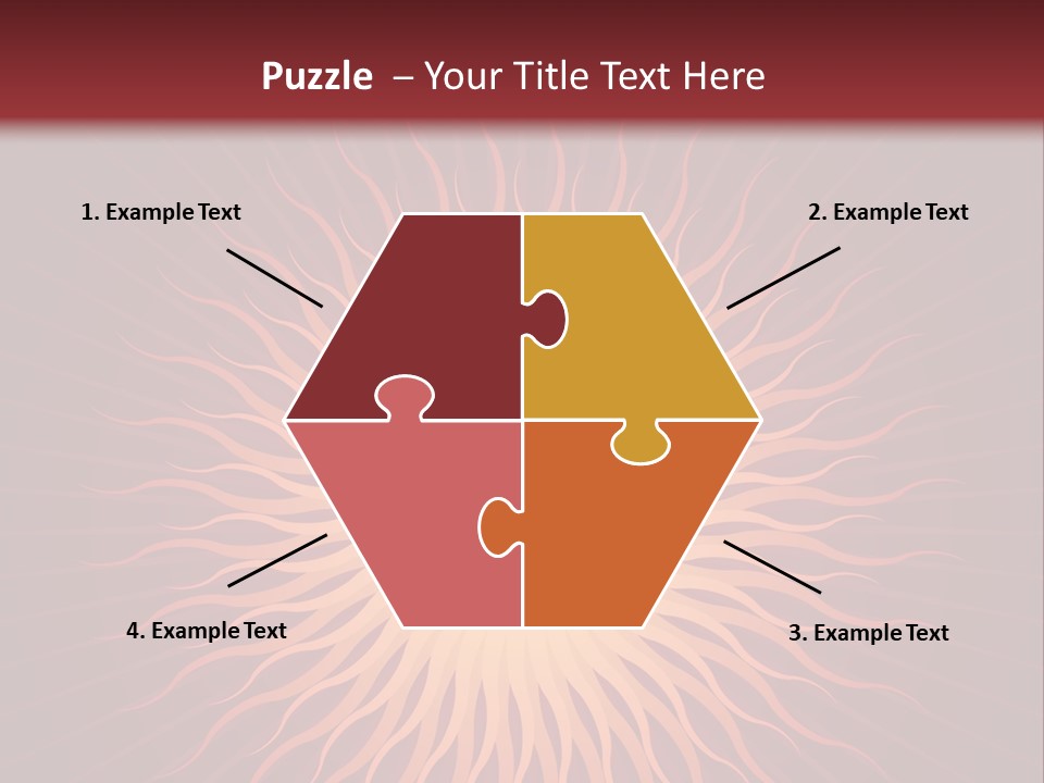 Flare Shine Hot PowerPoint Template