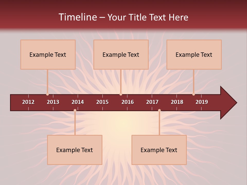 Flare Shine Hot PowerPoint Template