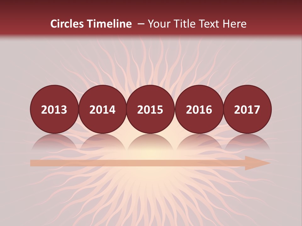 Flare Shine Hot PowerPoint Template