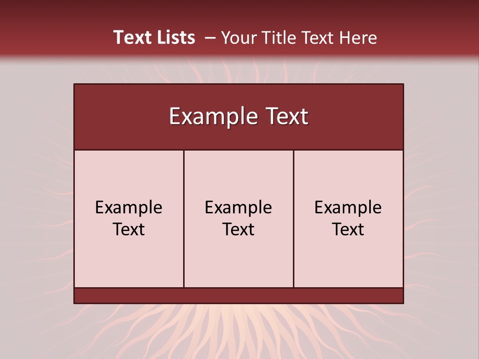 Flare Shine Hot PowerPoint Template