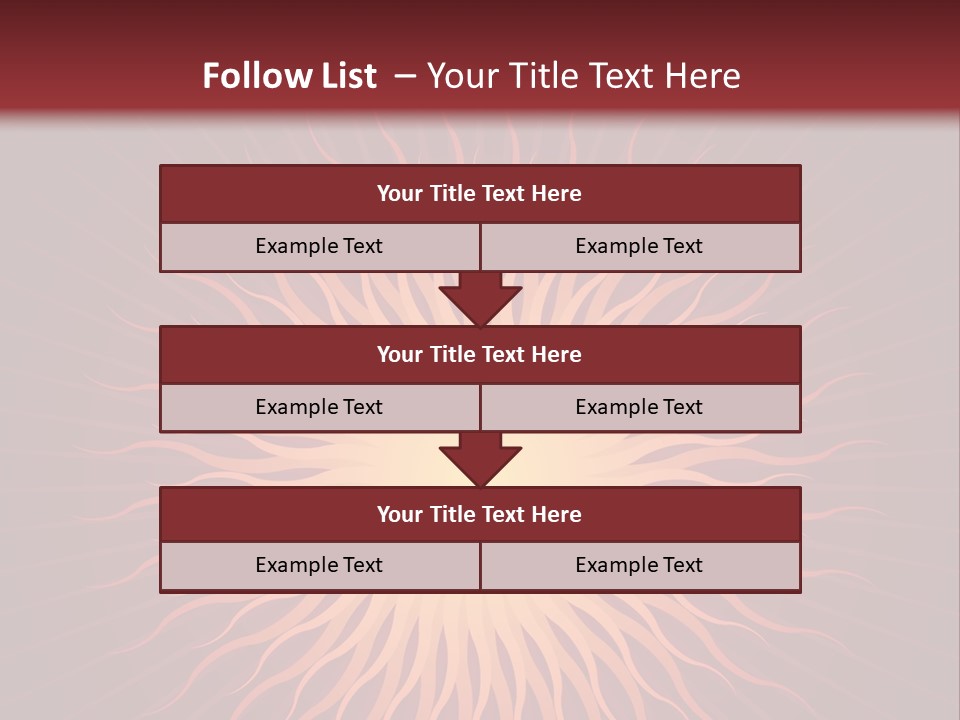 Flare Shine Hot PowerPoint Template