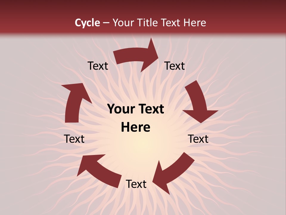 Flare Shine Hot PowerPoint Template