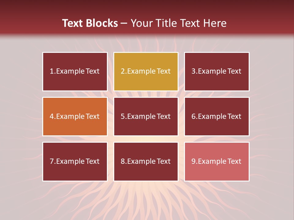 Flare Shine Hot PowerPoint Template