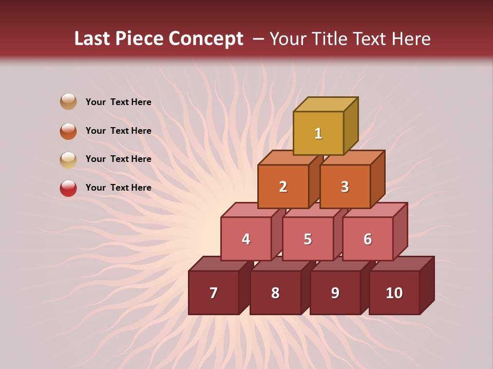 Flare Shine Hot PowerPoint Template