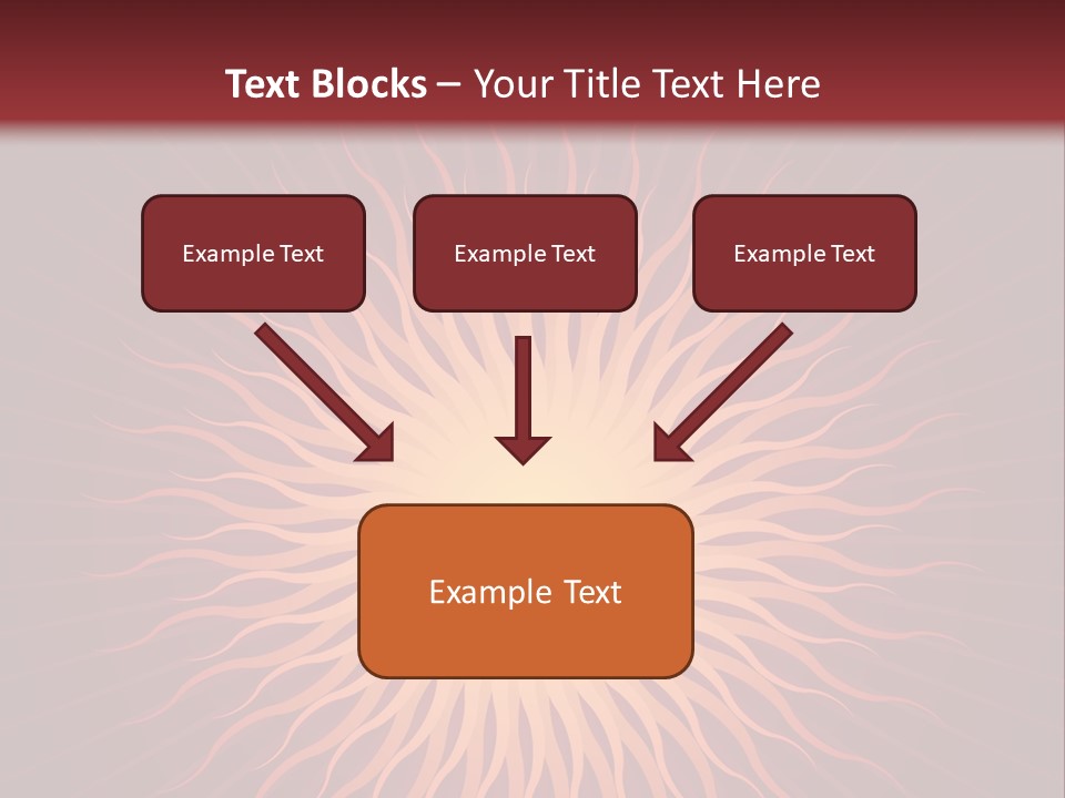 Flare Shine Hot PowerPoint Template
