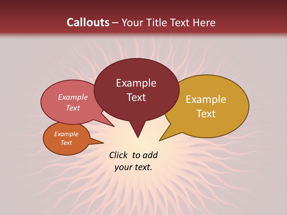 Flare Shine Hot PowerPoint Template