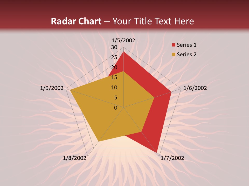Flare Shine Hot PowerPoint Template