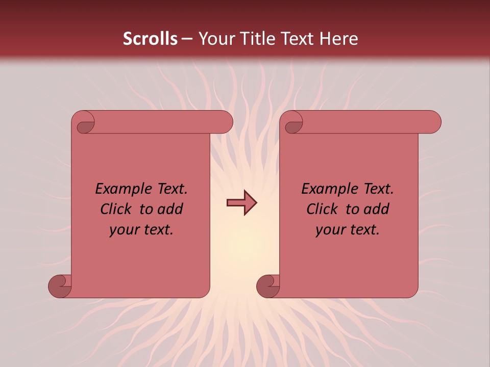 Flare Shine Hot PowerPoint Template