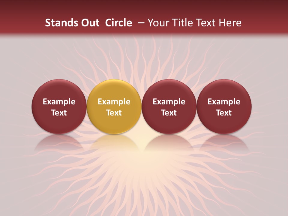 Flare Shine Hot PowerPoint Template