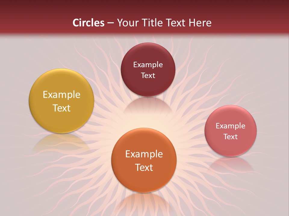 Flare Shine Hot PowerPoint Template