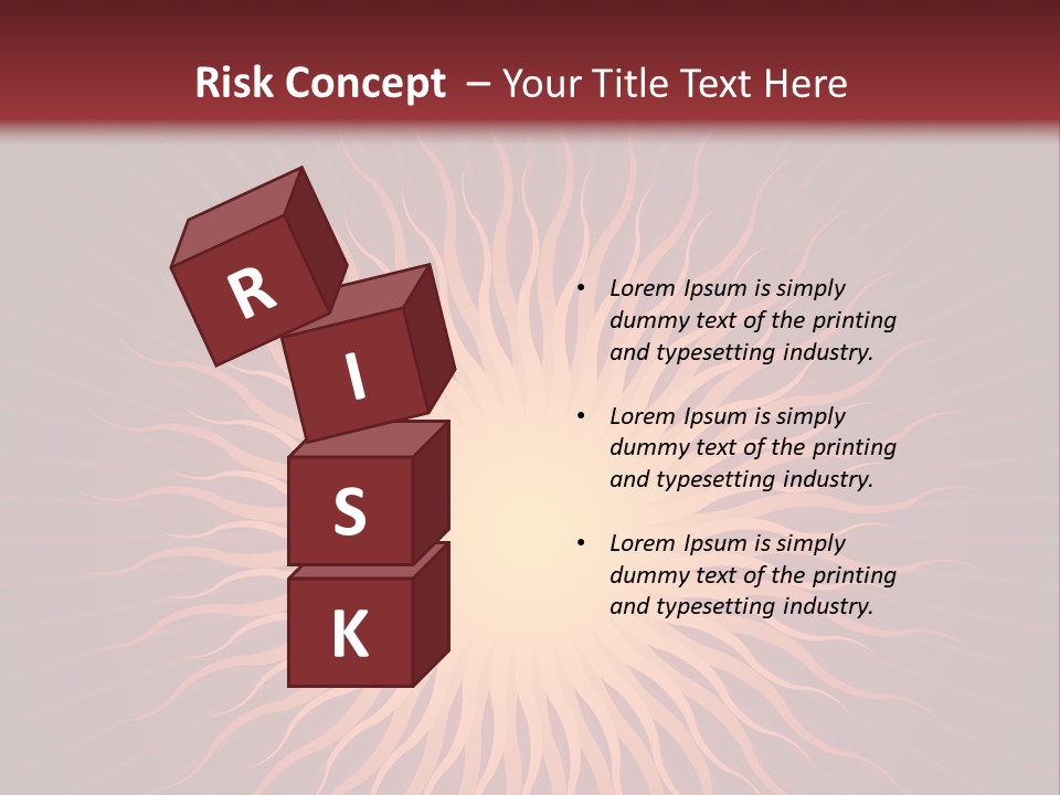 Flare Shine Hot PowerPoint Template