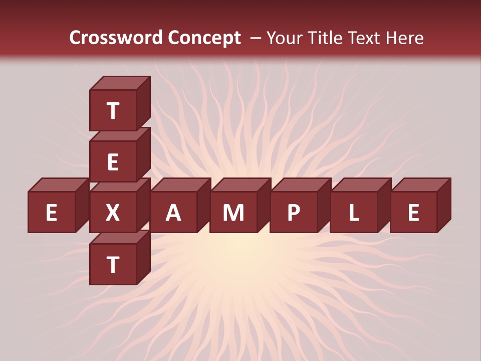 Flare Shine Hot PowerPoint Template