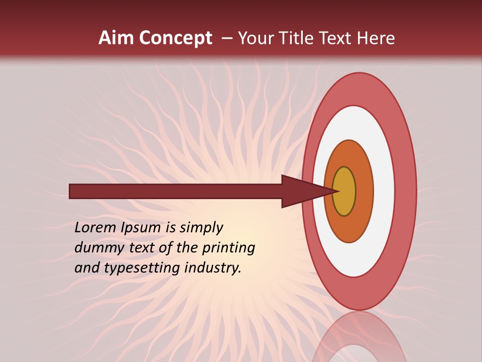 Flare Shine Hot PowerPoint Template