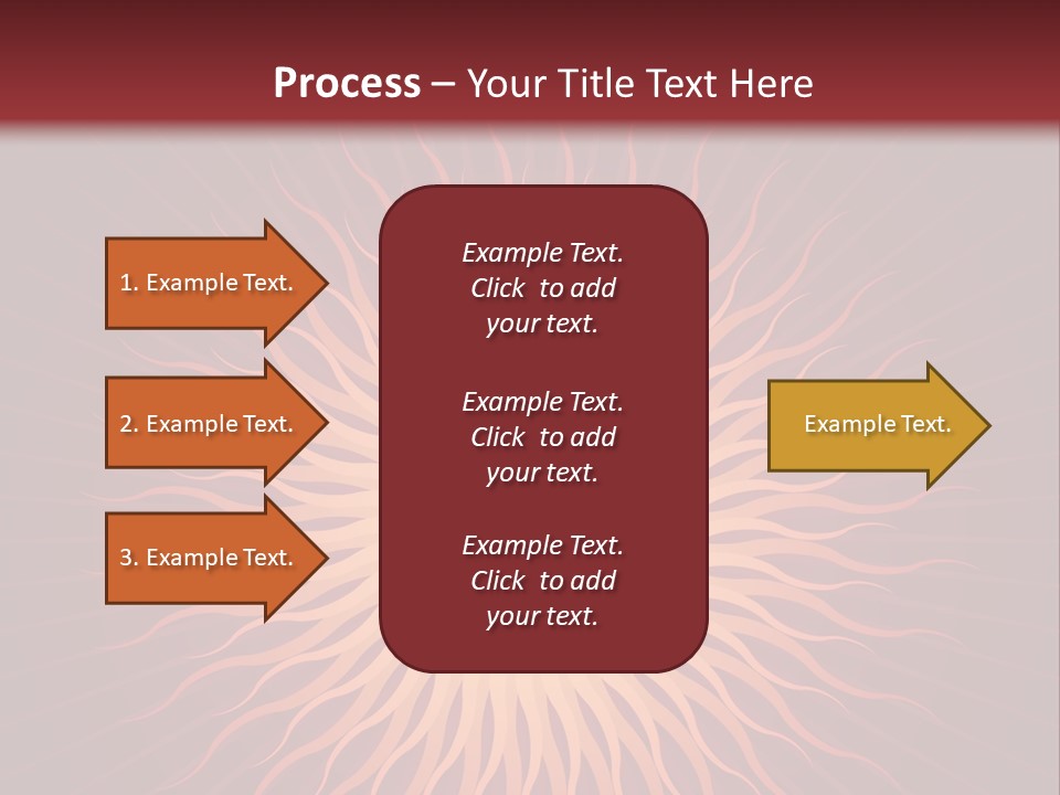 Flare Shine Hot PowerPoint Template