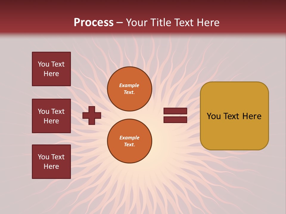 Flare Shine Hot PowerPoint Template
