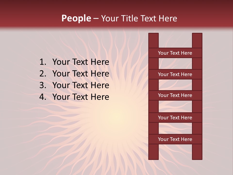 Flare Shine Hot PowerPoint Template