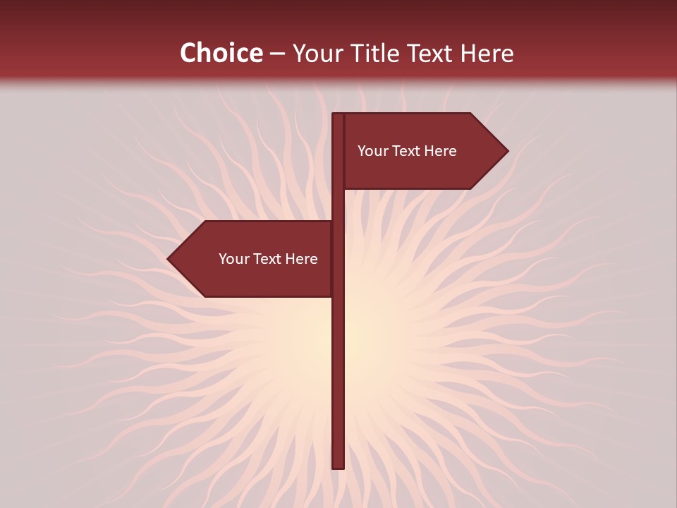 Flare Shine Hot PowerPoint Template