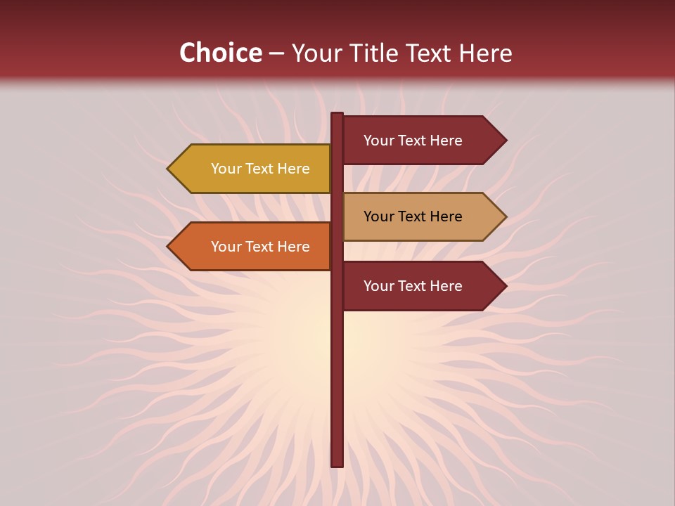 Flare Shine Hot PowerPoint Template