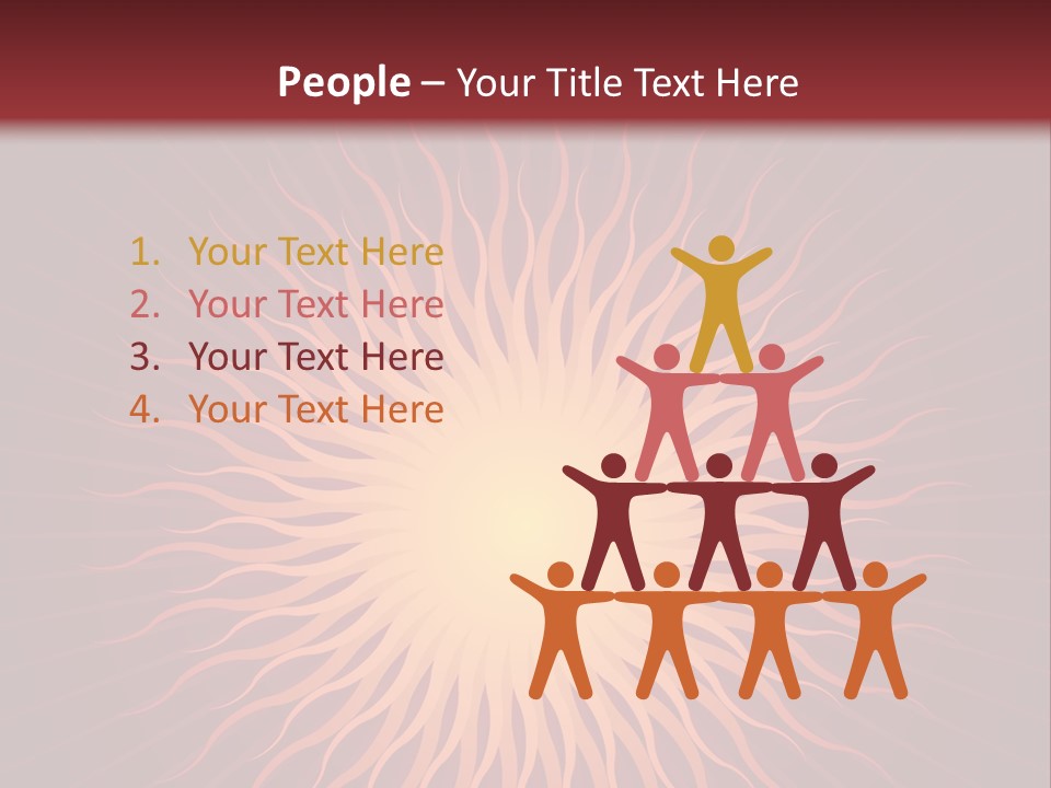 Flare Shine Hot PowerPoint Template