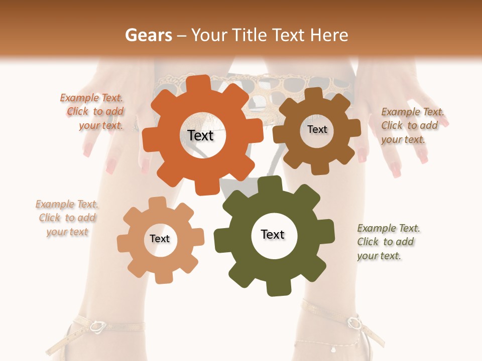 Underwear Black High PowerPoint Template