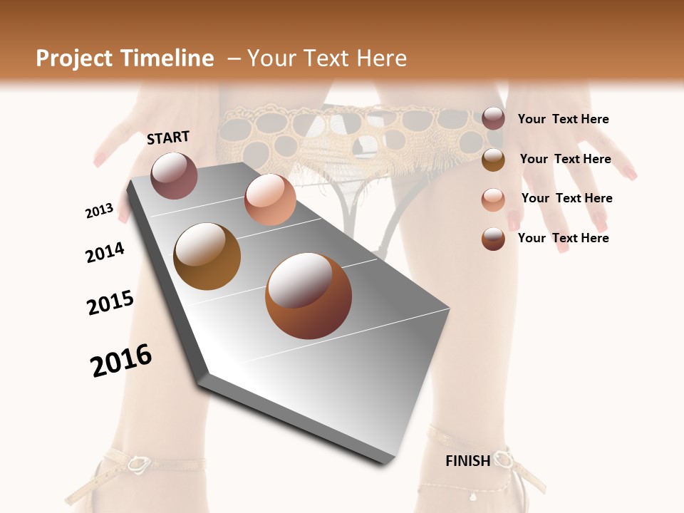 Underwear Black High PowerPoint Template