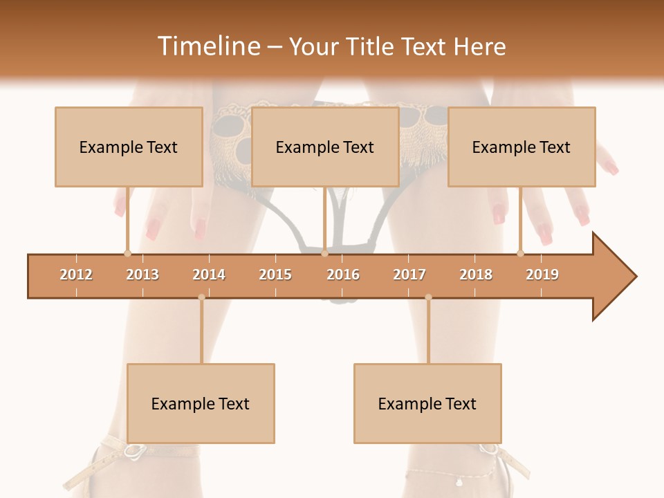 Underwear Black High PowerPoint Template